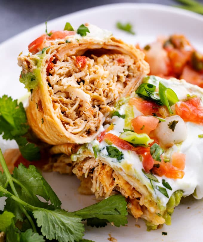 Oven-Fried Chicken Chimichangas Recipe