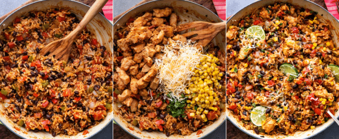 How to make southwest chicken and rice