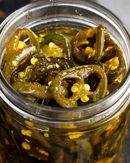 featured image for candied jalapenos