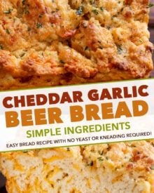 pinterest image for beer bread