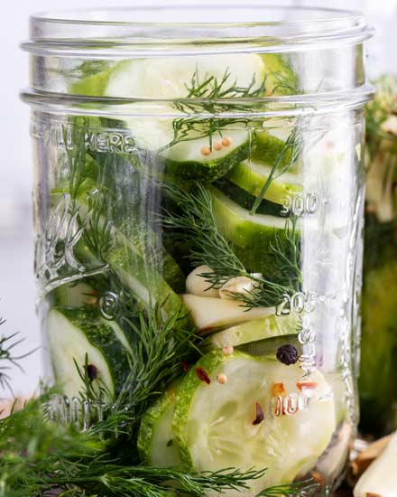 featured image for refrigerator pickles