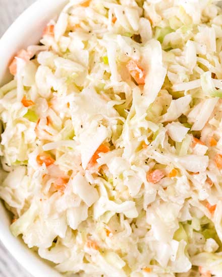feature image for coleslaw recipe
