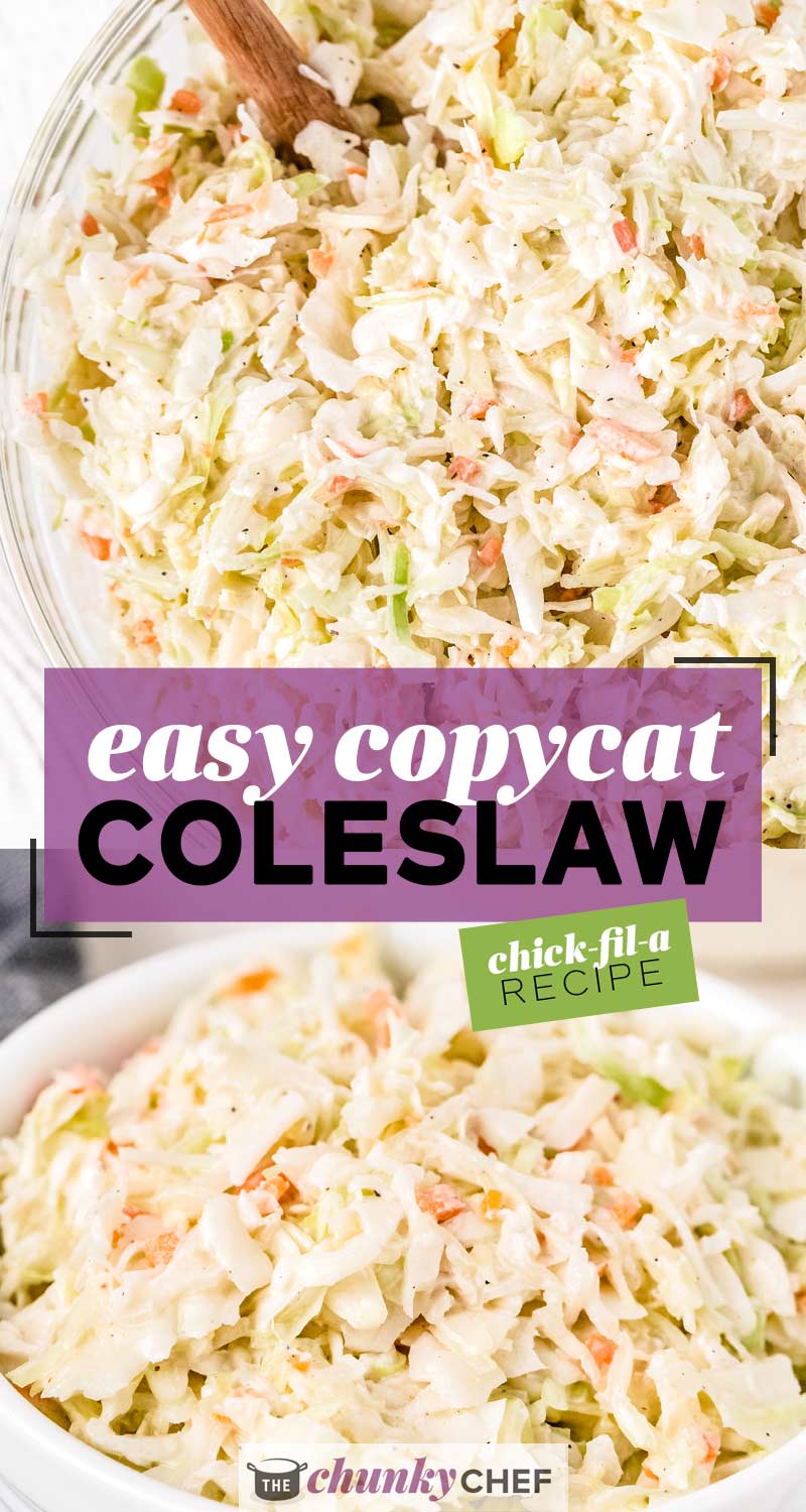 Coleslaw Recipe (ChickFilA Copycat) The Chunky Chef