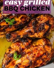 pin image for grilled bbq chicken