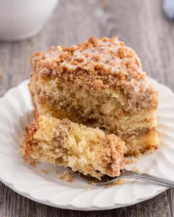 Sour Cream Coffee Cake (cinnamon streusel) The Chunky Chef