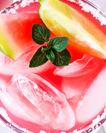 featured image for watermelon margaritas