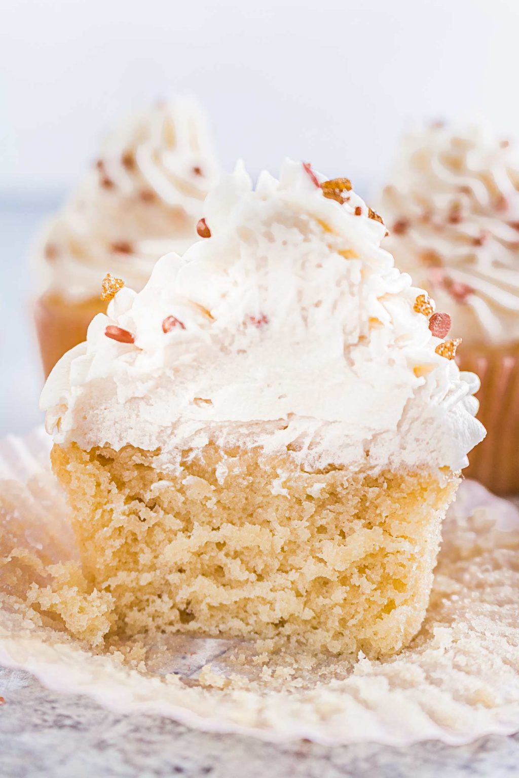 Bourbon Vanilla Cupcakes The Chunky Chef