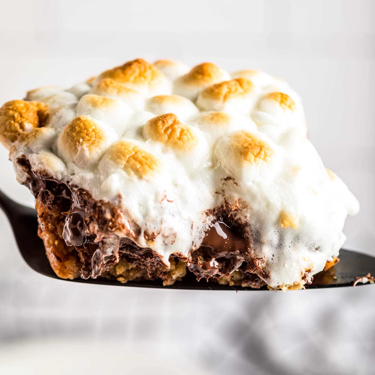 Caramel S'mores Cookie Cake