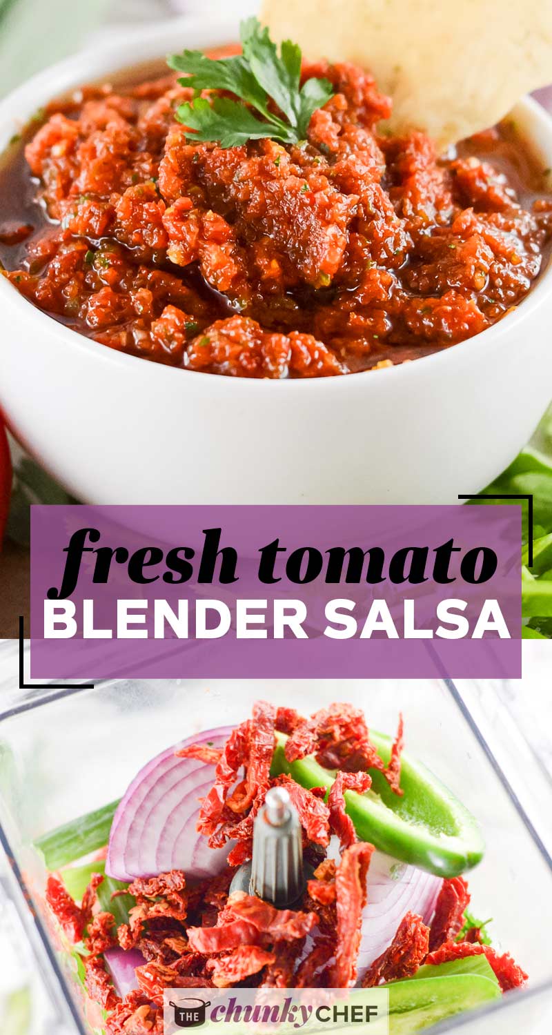 Fresh Tomato Salsa Recipe The Chunky Chef