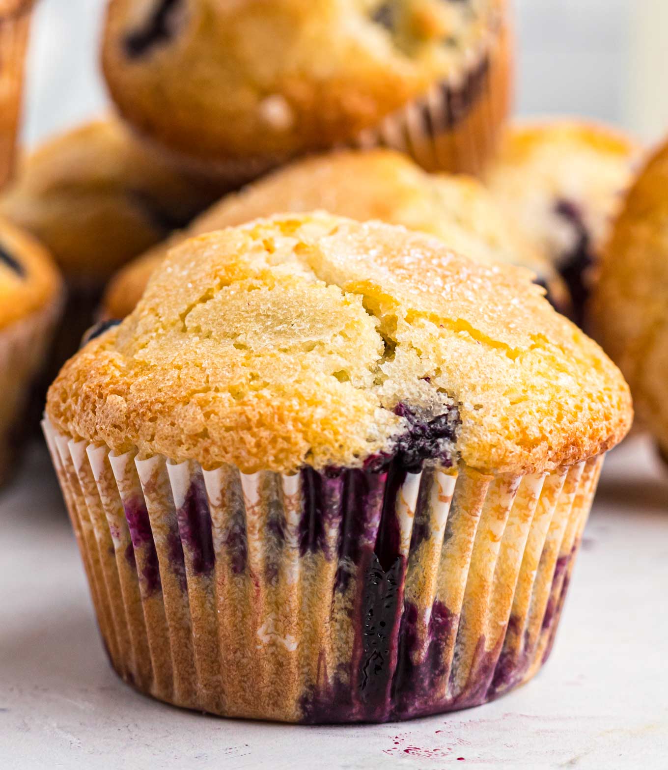 Classic Blueberry Muffins - The Chunky Chef