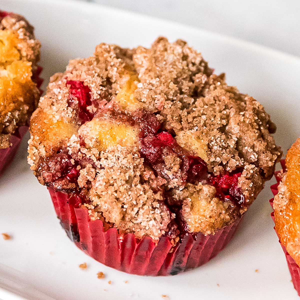 Cranberry Orange Muffins - The Chunky Chef