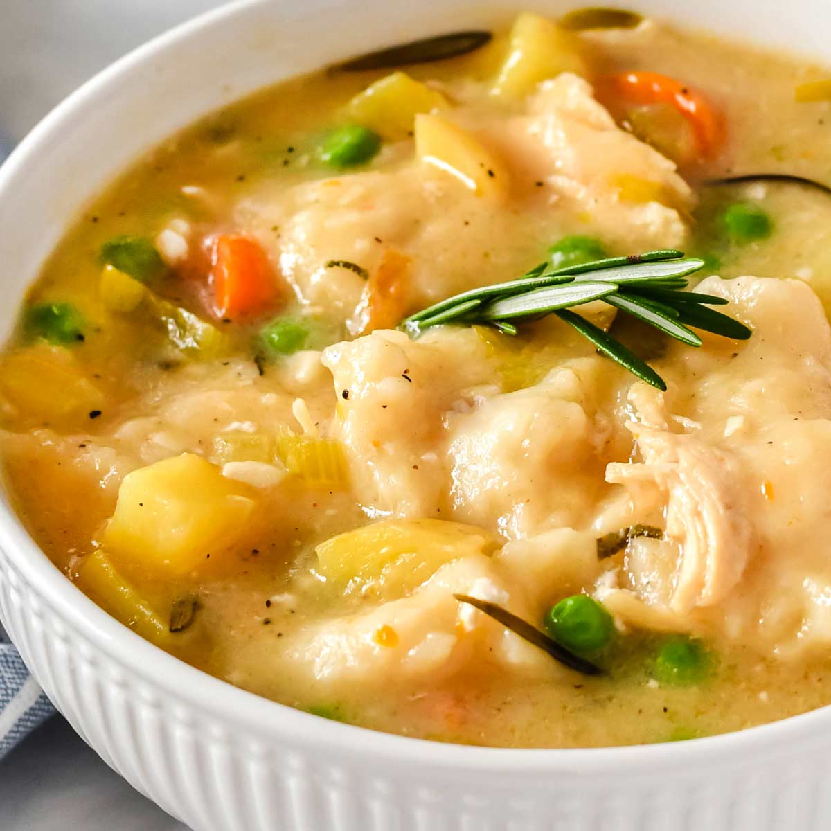 Instant Pot Chicken and Dumplings - The Chunky Chef