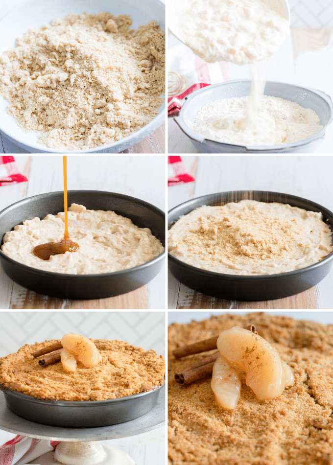 step by step photos for how to make apple cake