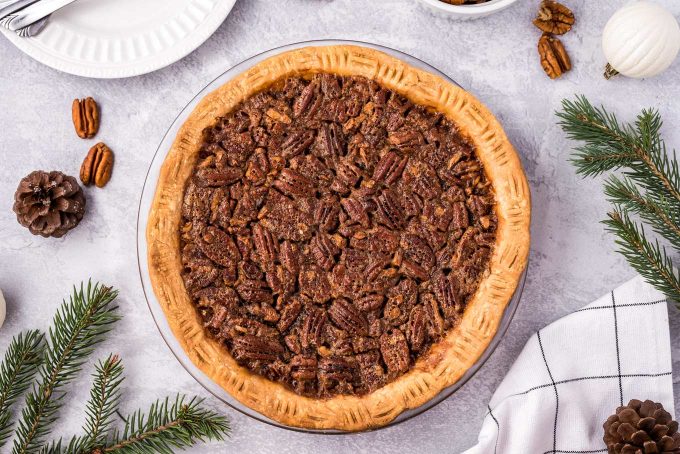 whole pecan pie