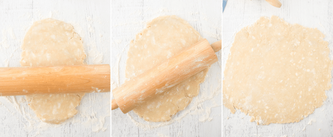 how to roll out pie dough