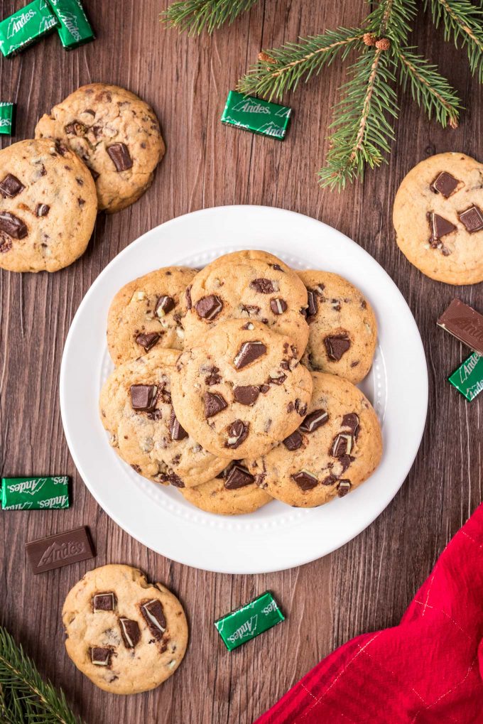 cookies on white plate