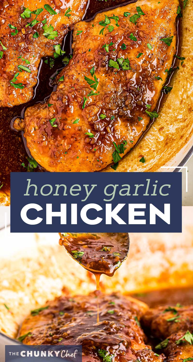 Honey Garlic Chicken (30 minute recipe) - The Chunky Chef