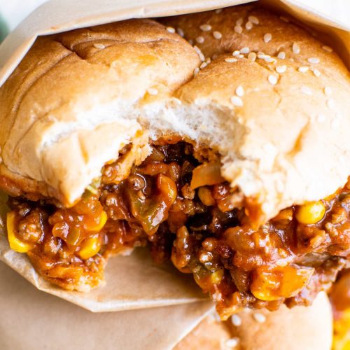 Cheesy Sloppy Joe Casserole The Chunky Chef