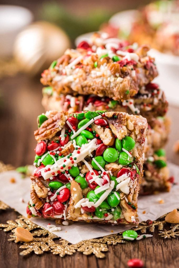 stack of seven layer bars