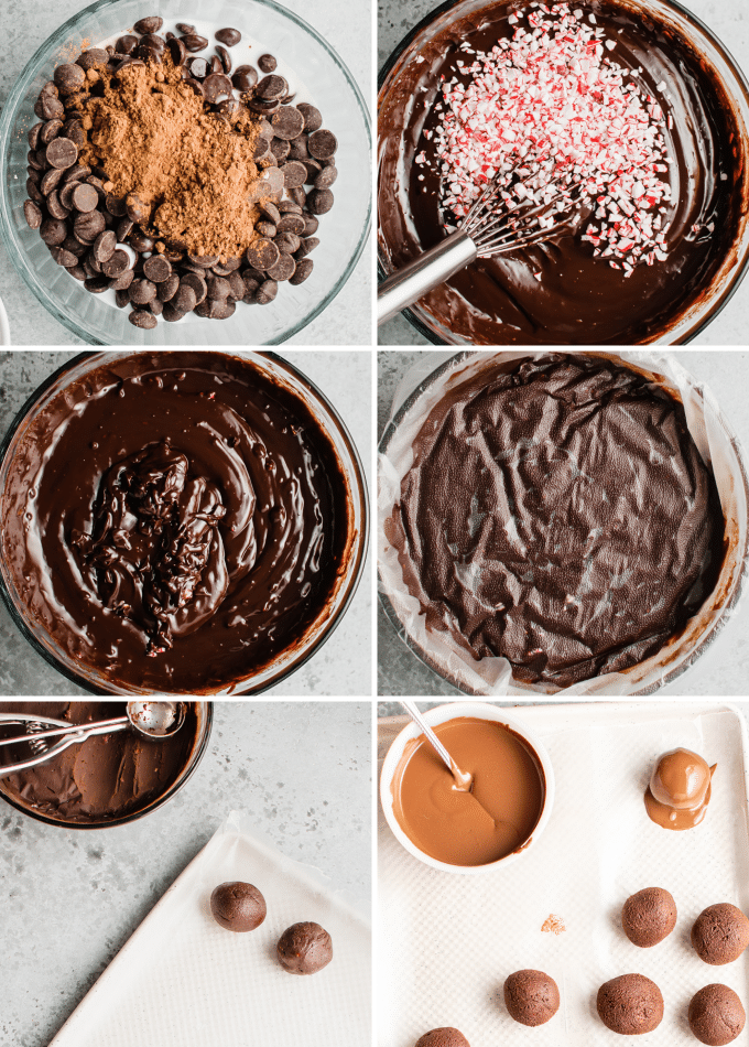 step by step how to make truffle bombs