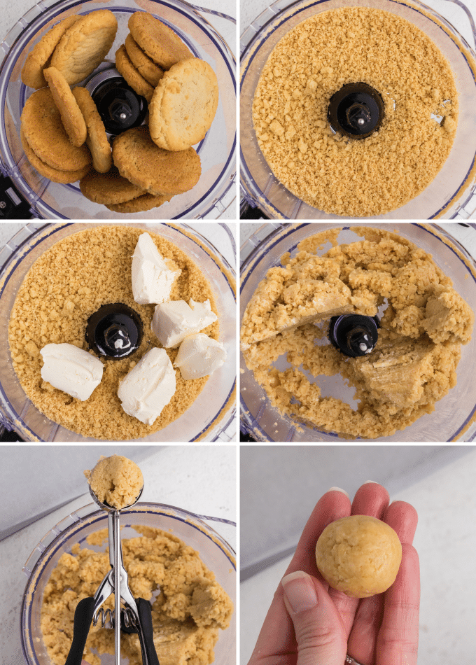 step by step how to make sugar cookie balls