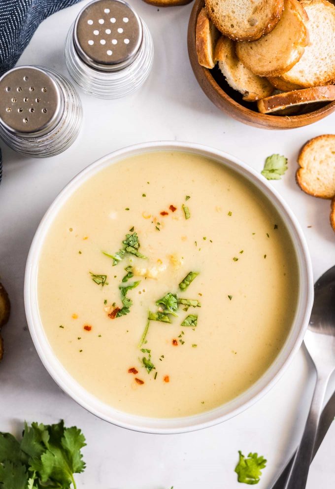 Instant Pot Ace Blender Cauliflower Soup - The Keto Queens