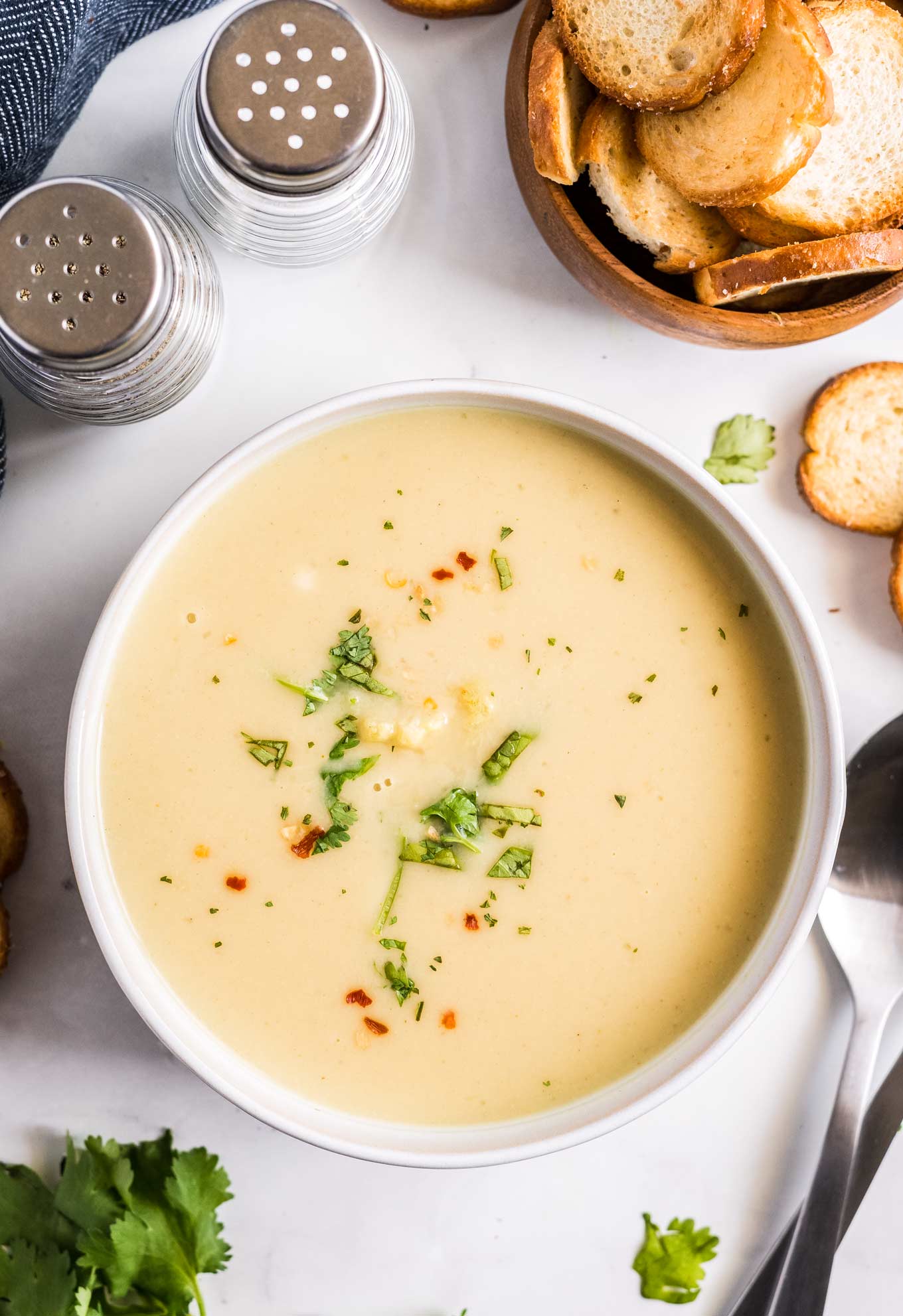 Instant Pot Cauliflower Soup - The Chunky Chef