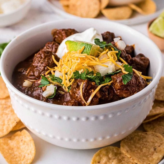 Texas-Style Chili (chili con carne) - The Chunky Chef