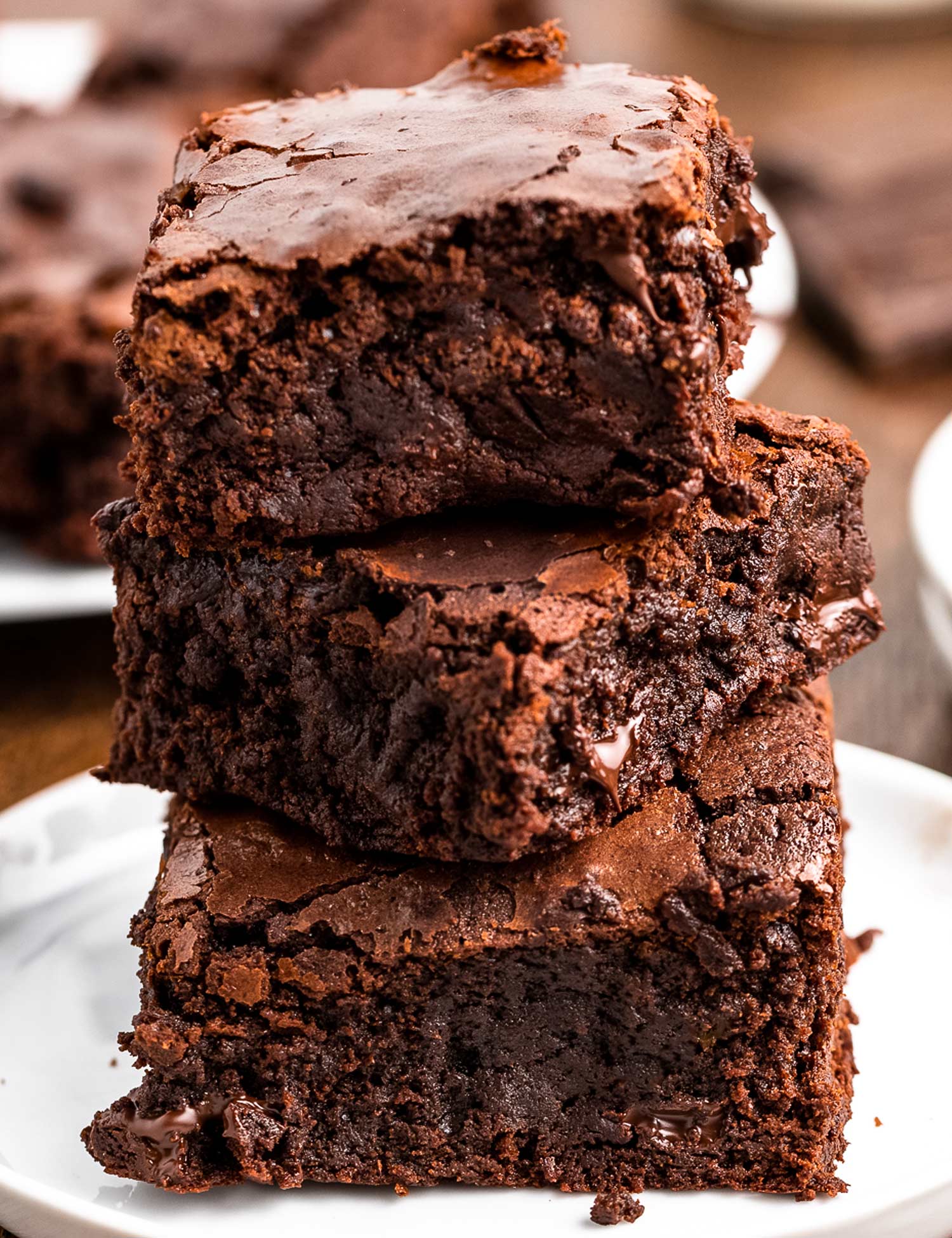 Classic Fudgy Brownies The Chunky Chef
