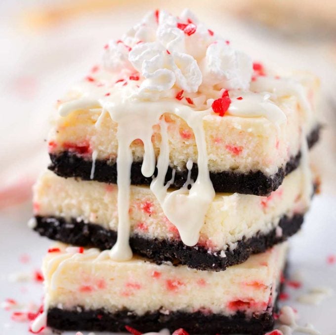 peppermint cheesecake bars