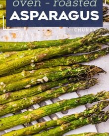 Here's a step-by-step guide for how to roast asparagus in the oven! This easy roasted asparagus recipe is ready in under 30 minutes, and uses simple, easy to find ingredients. It's just the best way to cook asparagus! #asparagus #roasted #vegetable #oven #baked