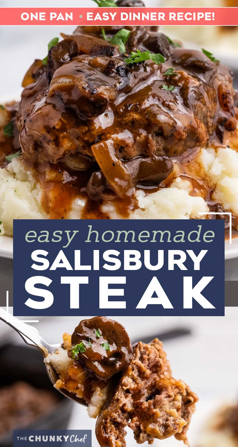 steak haché avec sauce à l'oignon