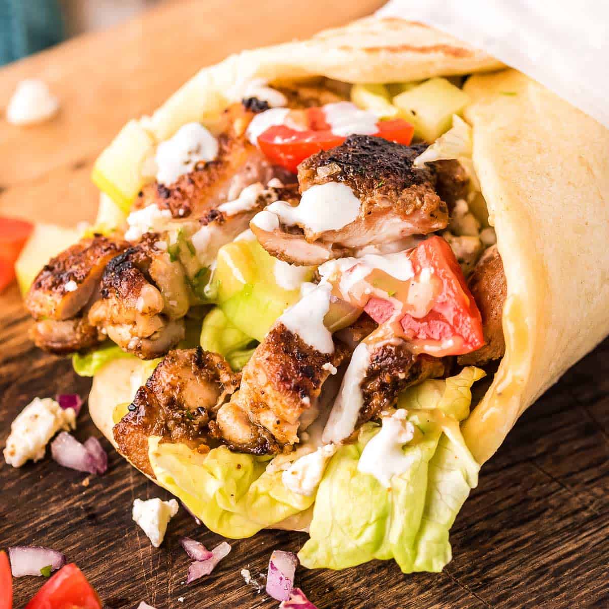 Easy Chicken Shawarma The Chunky Chef