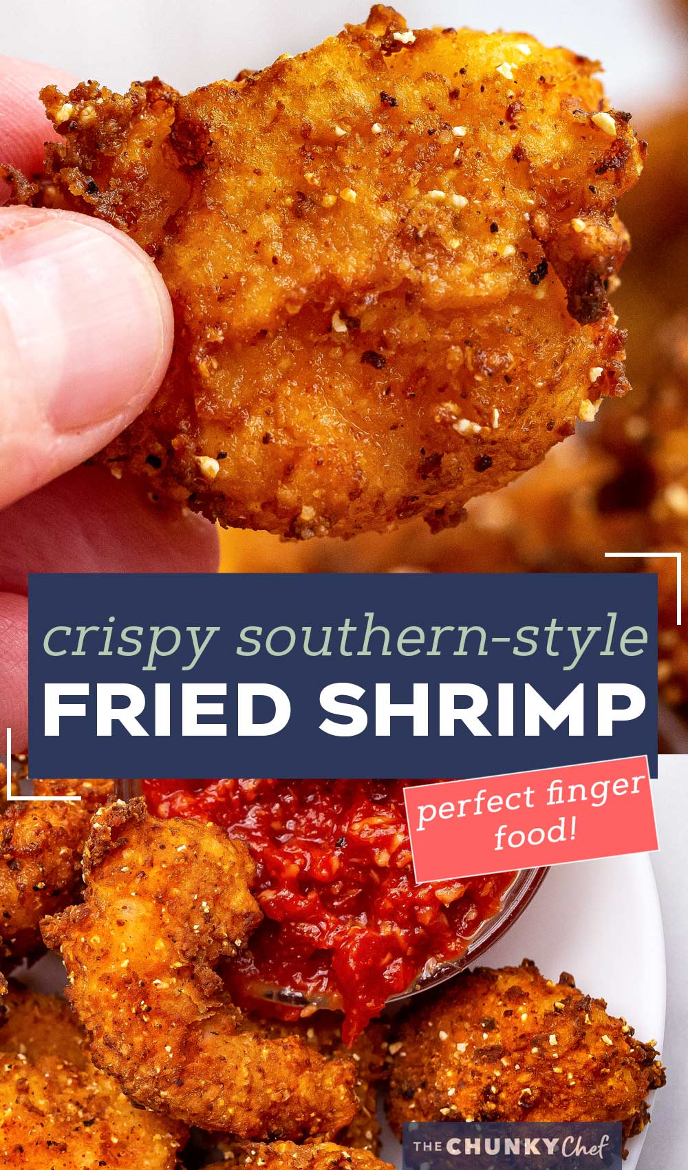 Southern-Style Fried Shrimp - The Chunky Chef