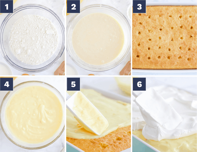 step by step how to make banana pudding cake