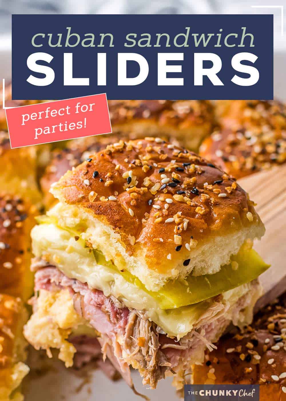 Cuban Sliders (appetizer recipe) - The Chunky Chef