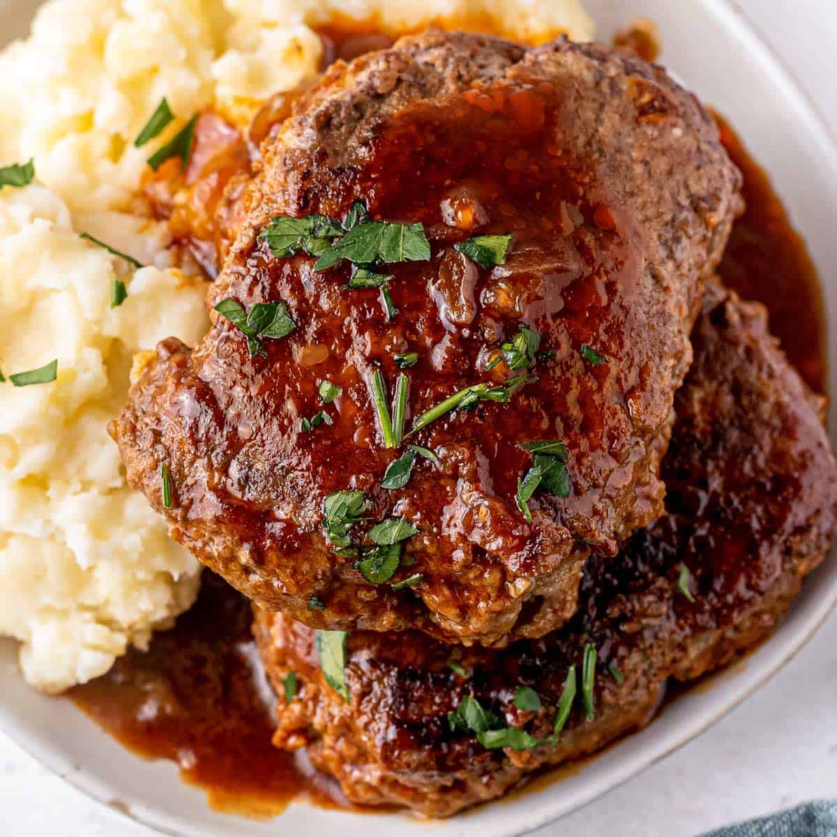 Salisbury Steaks with Stout Bbq Gravy