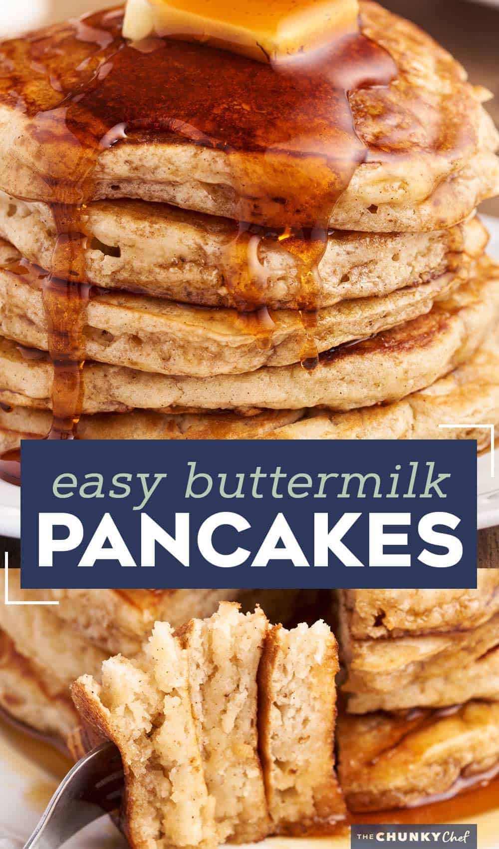 Buttermilk Pancakes with Vanilla and Cinnamon The Chunky Chef