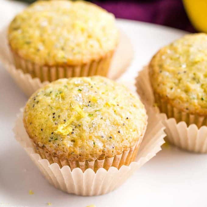 lemon poppyseed muffins