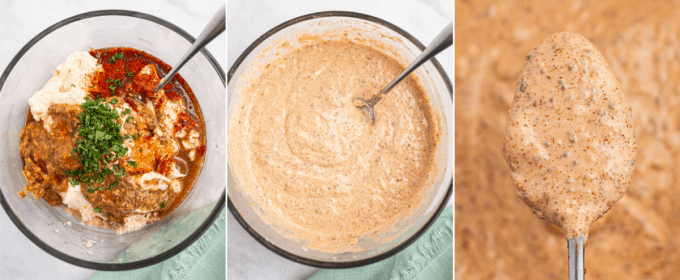 step by step how to make remoulade sauce - image collage