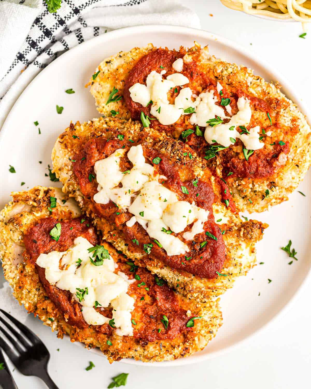Air Fryer Chicken Parmesan The Chunky Chef