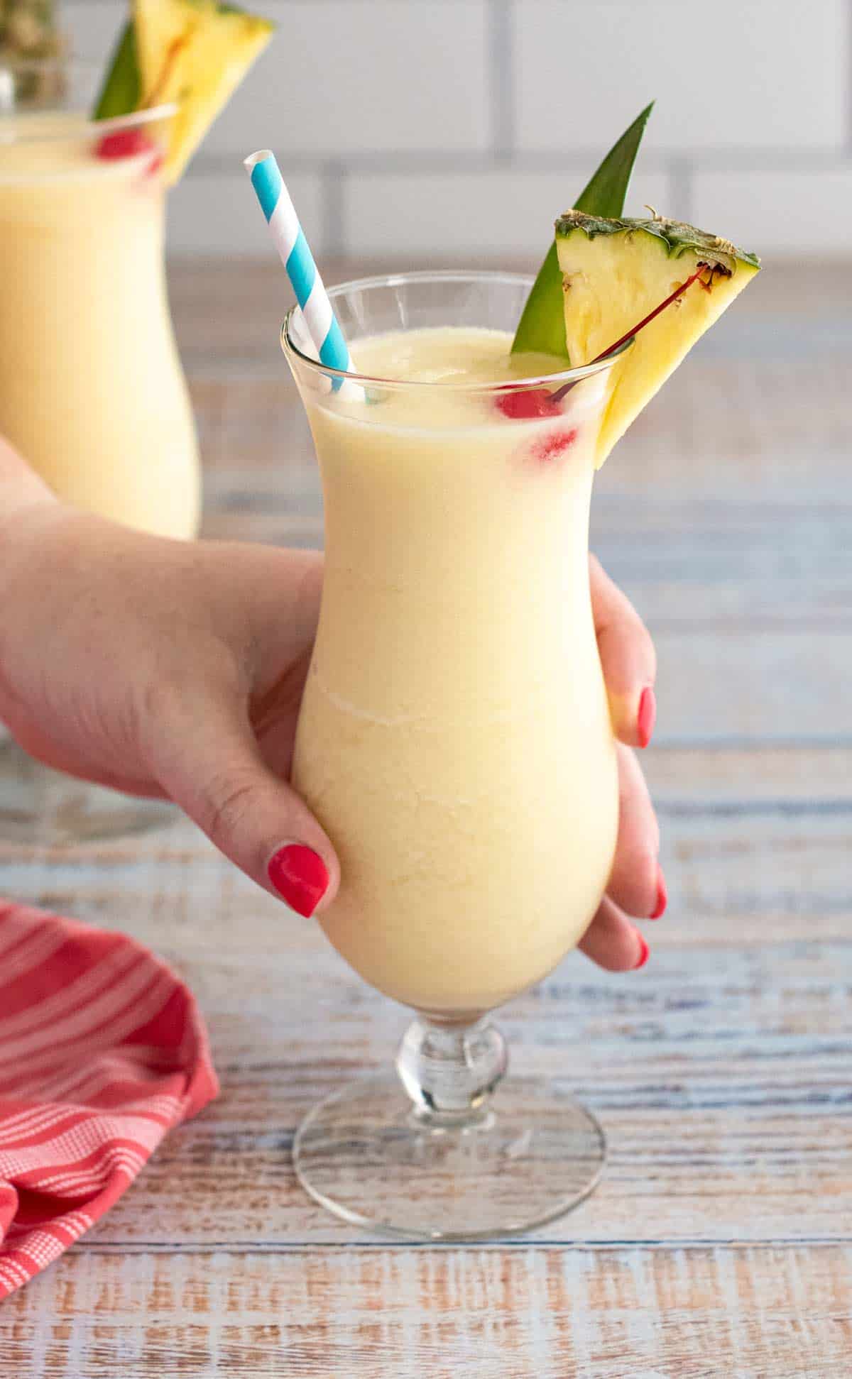 Frozen Piña Colada Recipe - The Chunky Chef