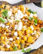 Mexican Street Corn Dip (2 ways!) - The Chunky Chef