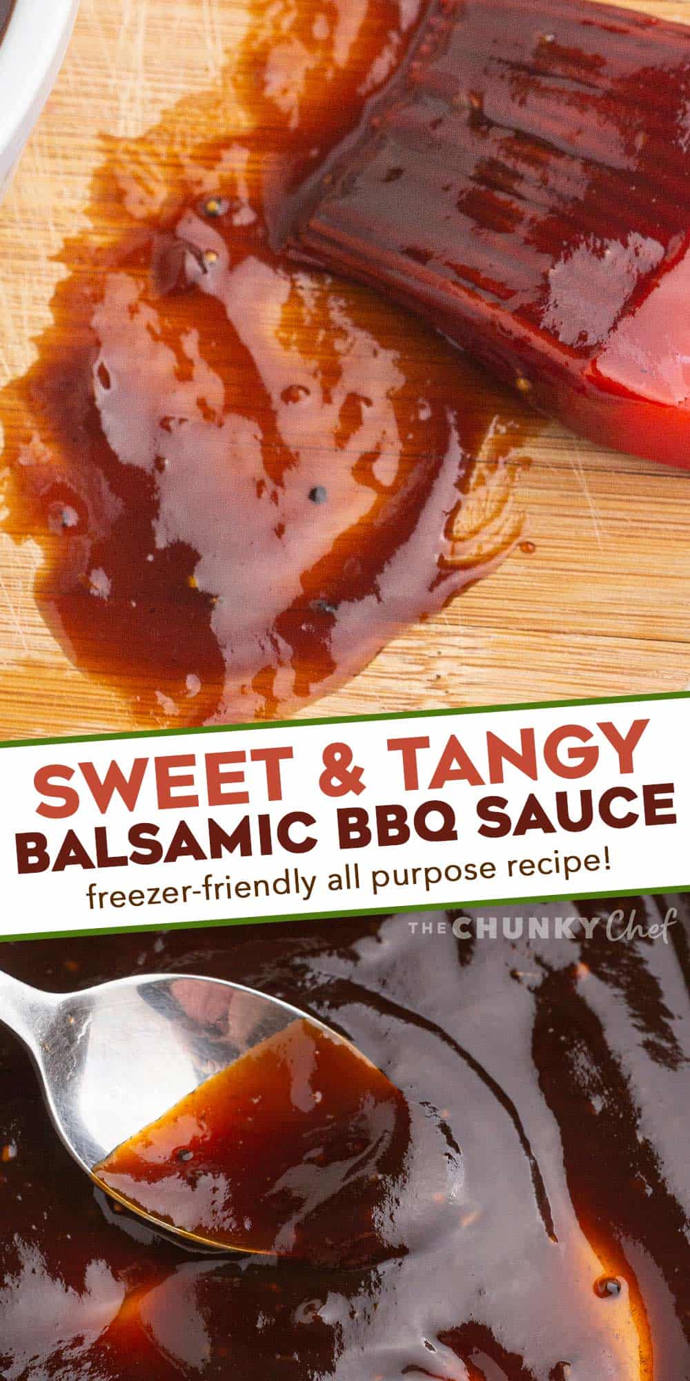 Balsamic BBQ Sauce The Chunky Chef