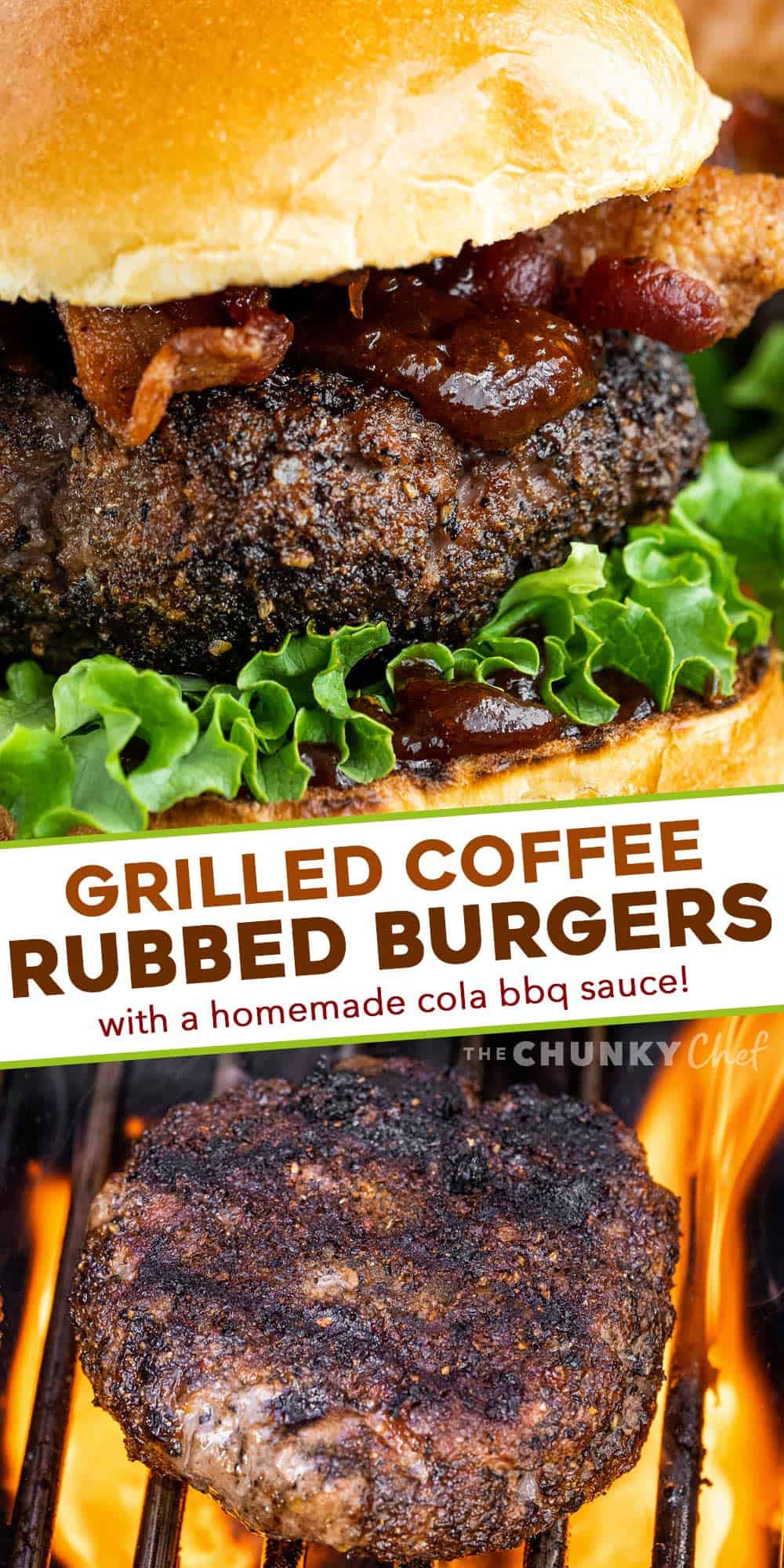 Coffee Rubbed Homemade Burgers The Chunky Chef