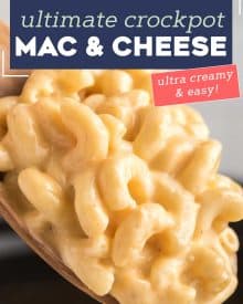 This ultra creamy Mac and Cheese recipe is made right in your slow cooker! Loved by both kids and adults, it's perfect for parties, potlucks, and more! #macandcheese #crockpot #slowcooker