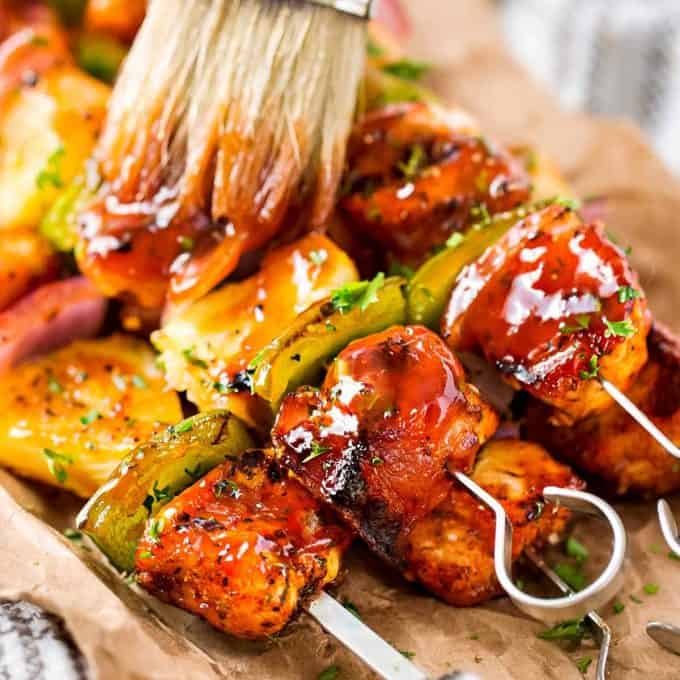 grilled chicken kebabs