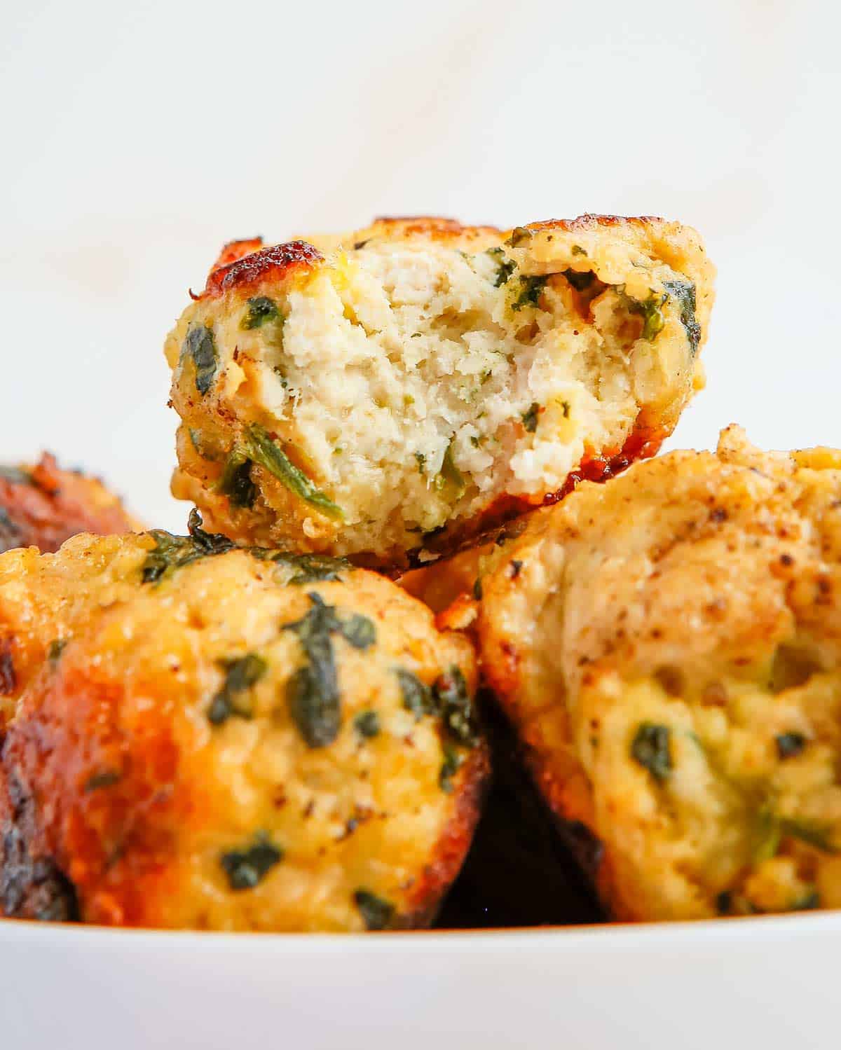 Spinach and Feta Turkey Meatballs The Chunky Chef
