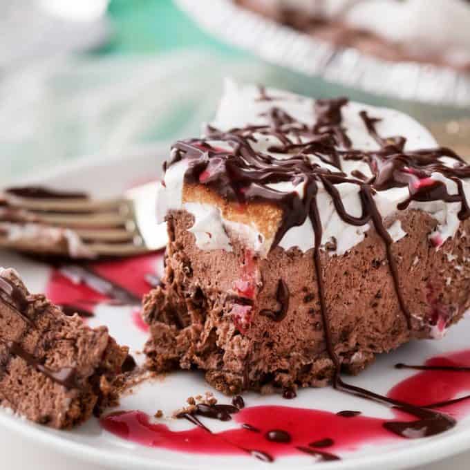 frozen chocolate pie