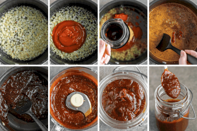 step by step how to make cola bbq sauce